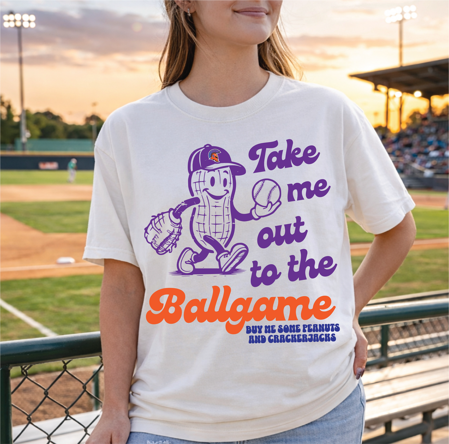 Take me out to the ball game-Soft Style Tee