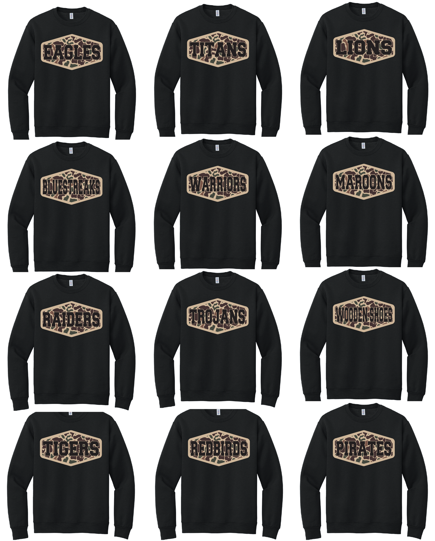 SCHOOL CAMO APPAREL