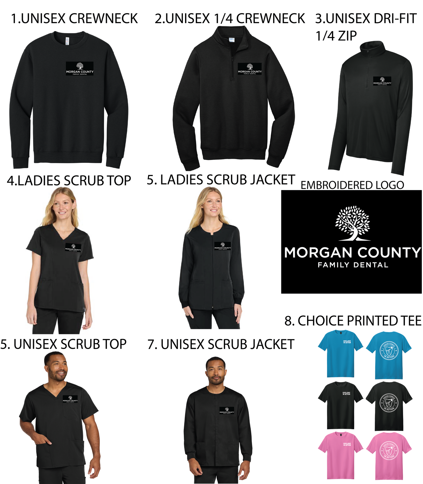 Morgan County Dental Apparel