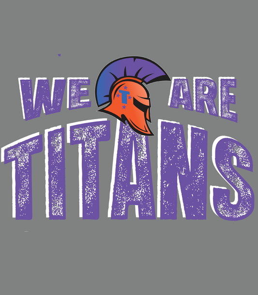 TITANS PURPLE AND WHITE DISTRESSED