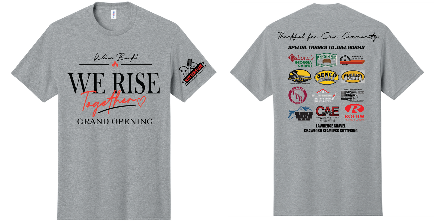 West Union Cafe -Grand Opening Tee