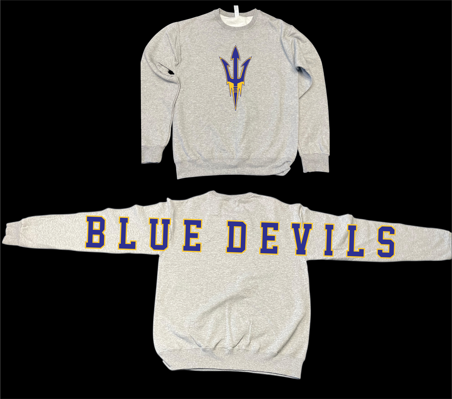 SCHOOL MASCOT LARGE PRINT CREWS-ALL PRINT WILL BE DISTRESSED. DUE TO HIGH DEMAND PLEASE ALLOW 10 BUSINESS DAYS FOR PRODUCTION BEFORE SHIPPED VIA UPS. PLEASE LEAVE YOUR CONTACT INFORMATION DURING CHECKOUT.