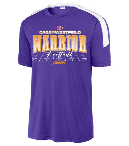 2024 Warrior Football Two Tone Dri Fit Tee