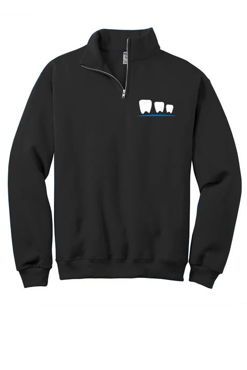 Casey Family Dental- Embroidered 1/4 Zip Sweatshirt (please add name how you would like it embroidered in the box below) (Copy)