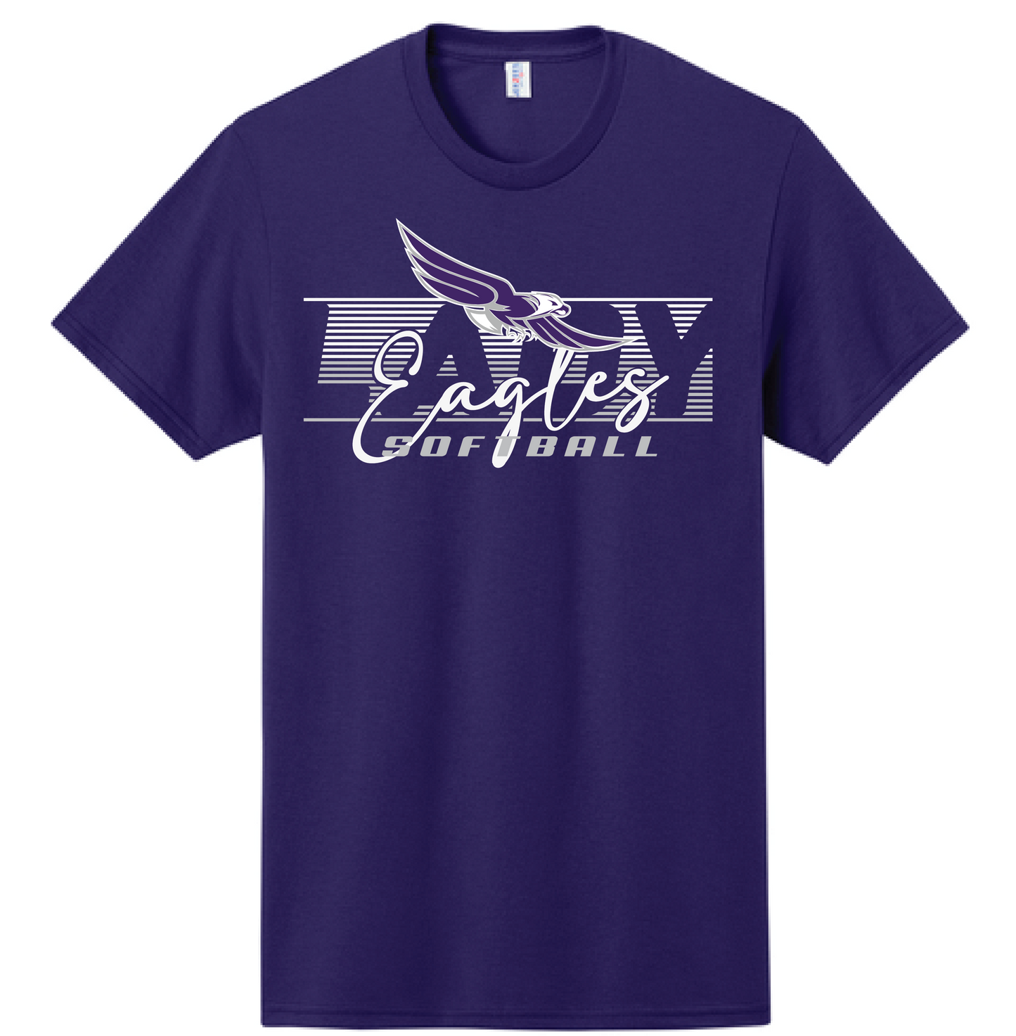 2026 Chrisman Lady Eagles Softball-New Design on purple