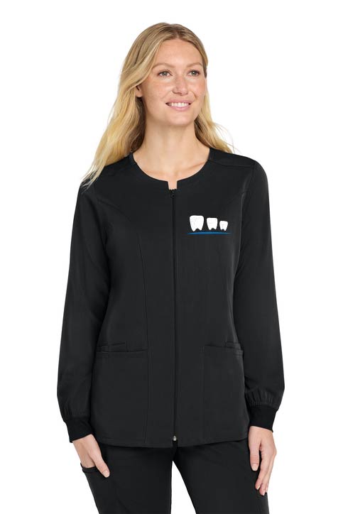 Casey Family Dental-Embroidered Wink® Women’s Premiere Flex™ Full-Zip Scrub Jacket (please add name how you would like it embroidered in the box below) (Copy) (Copy) (Copy)