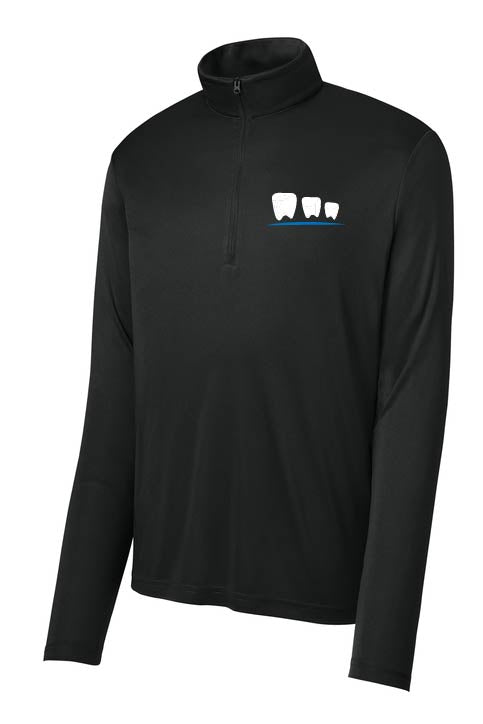 Casey Family Dental-Embroidered 1/4 Zip Dri-Fit Long Sleeve Tee (please add name how you would like it embroidered in the box below) (Copy) (Copy)