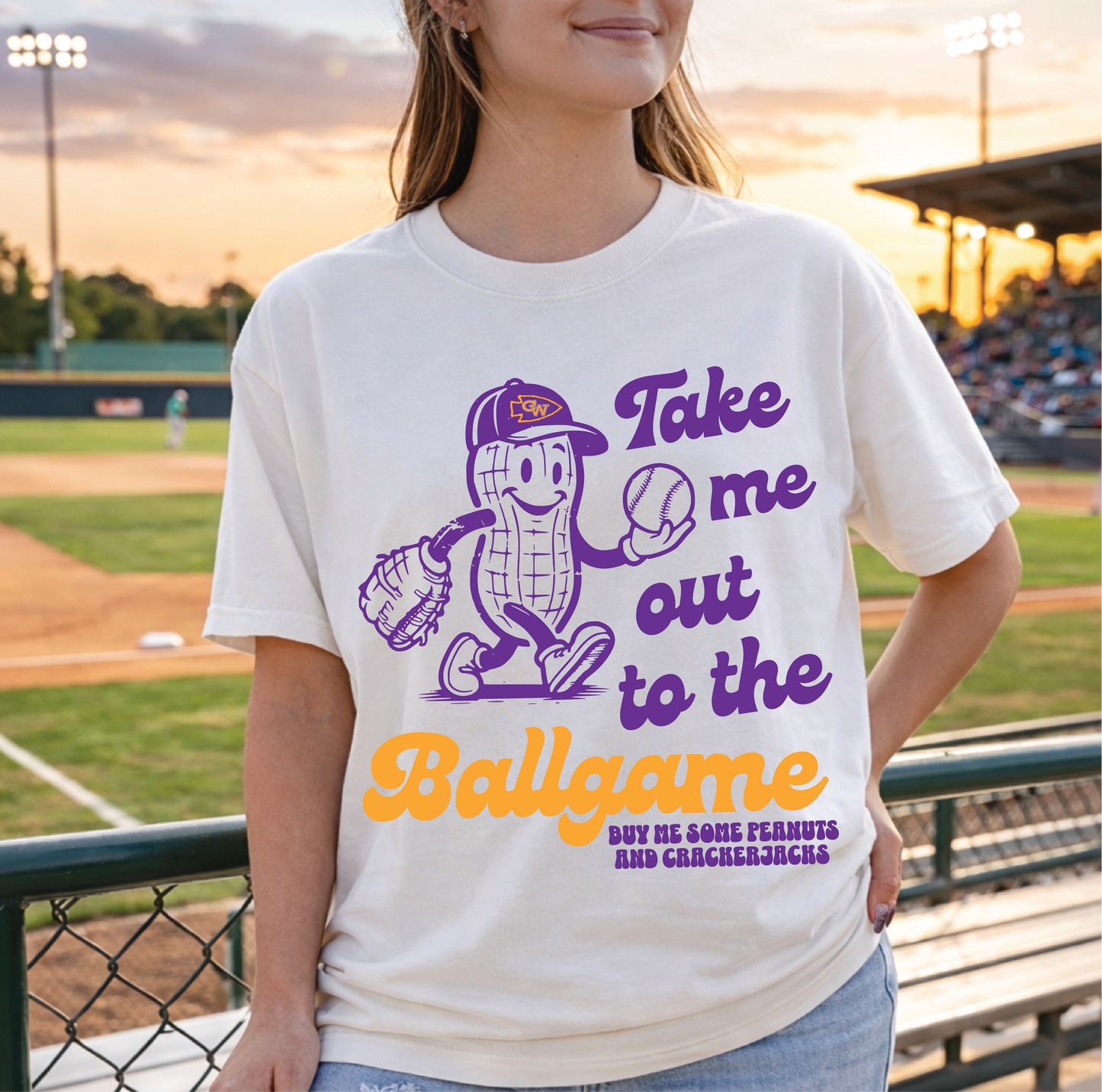 Take me out to the ball game-Soft Style Tee