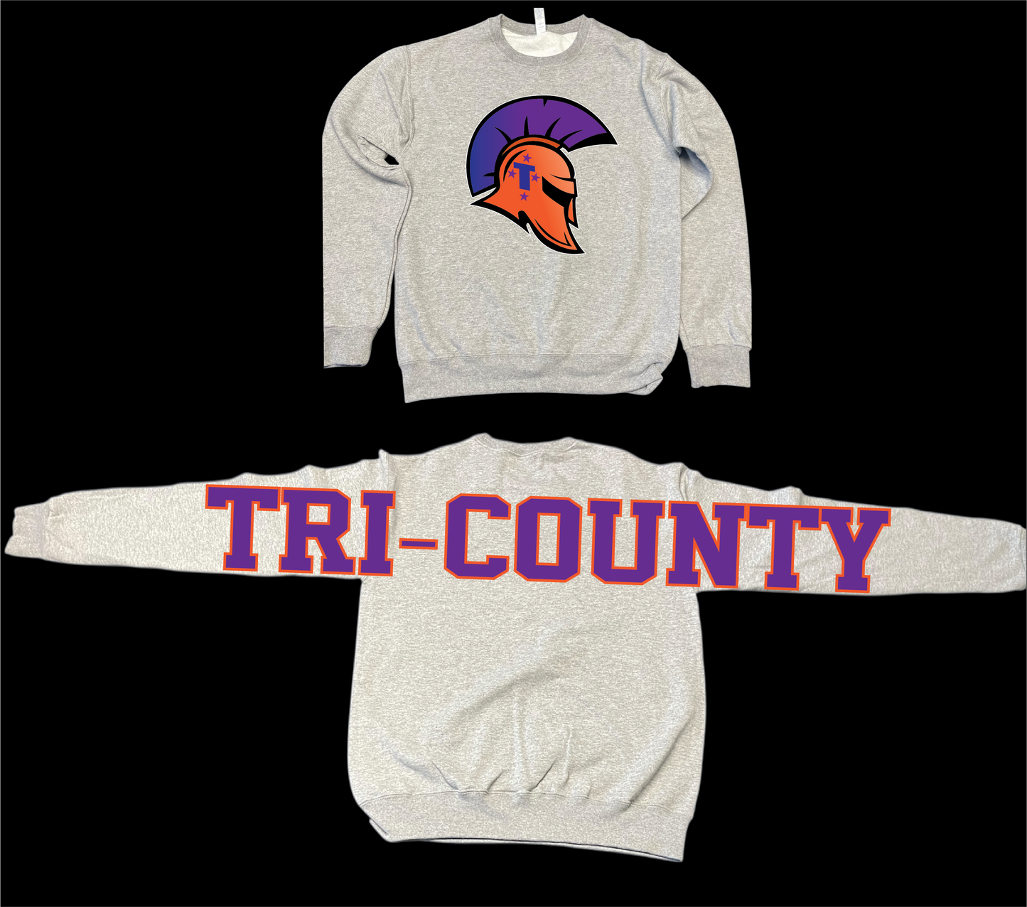 SCHOOL MASCOT LARGE PRINT CREWS-ALL PRINT WILL BE DISTRESSED. DUE TO HIGH DEMAND PLEASE ALLOW 10 BUSINESS DAYS FOR PRODUCTION BEFORE SHIPPED VIA UPS. PLEASE LEAVE YOUR CONTACT INFORMATION DURING CHECKOUT.